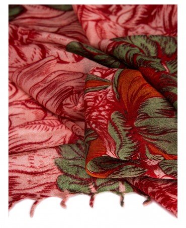 Палантин Женский W40-FLEUR.LINEARE/ROSE.CL